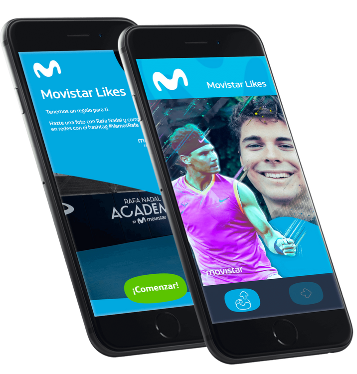 WebApp desarrollada para Rafa Nadal por Imascono