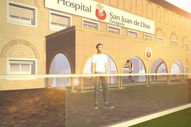 Espacio virtual 3D del hospital San Juan de Dios