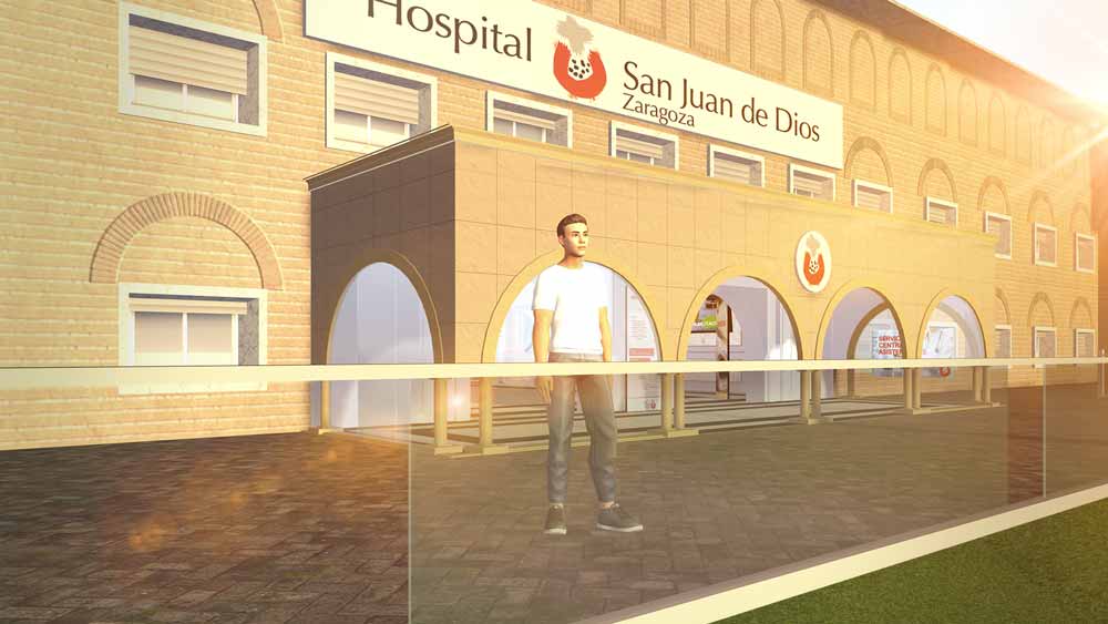 3D virtual space of San Juan de Dios Hospital