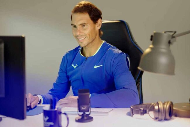 Virtual Space created to promote the Rafa Nadal Academy by Movistar