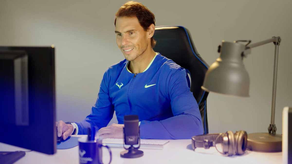 Espacio Virtual realizado para promover la Rafa Nadal Academy by Movistar