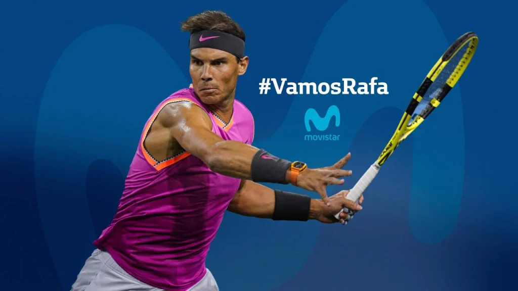 Movistar WebApp to cheer on Rafa Nadal