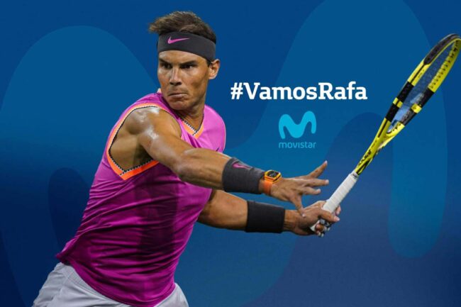 WebApp de Movistar para animar a Rafa Nadal