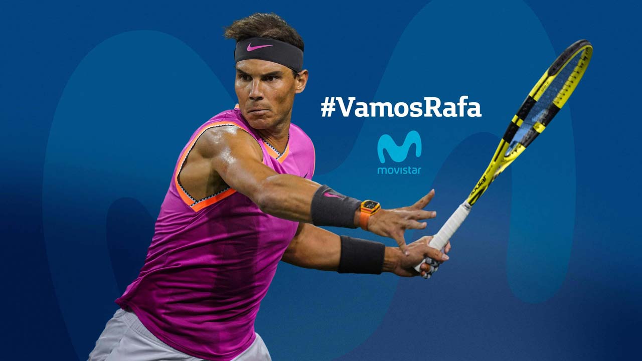 WebApp de Movistar para animar a Rafa Nadal