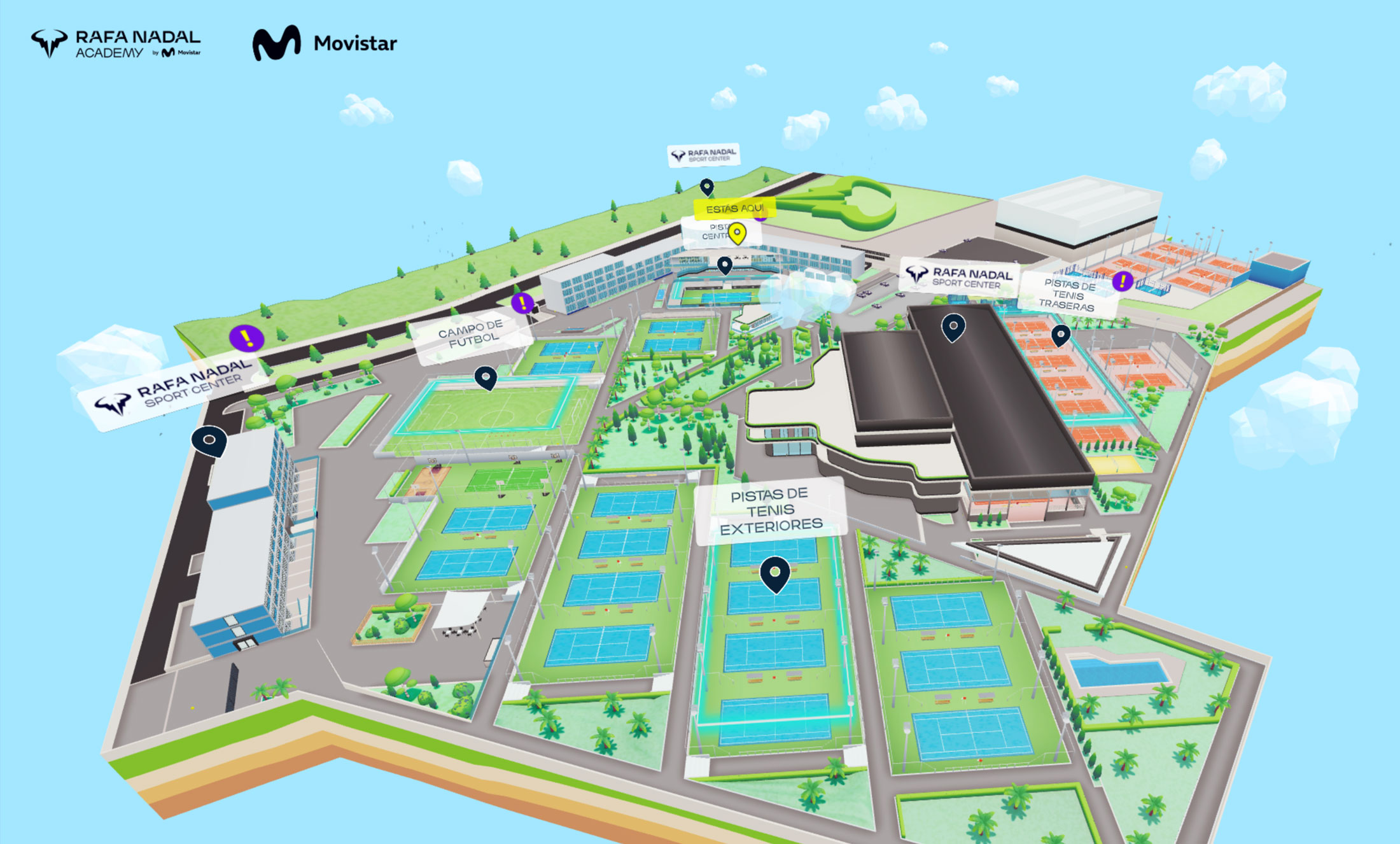 Proyecto de Metaverso realizado para Rafa Nadal Academy por Imascono