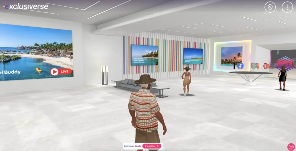 Metaverse with Exclusiverse digital membership developed by Imascono for Exclusive Traveler Club