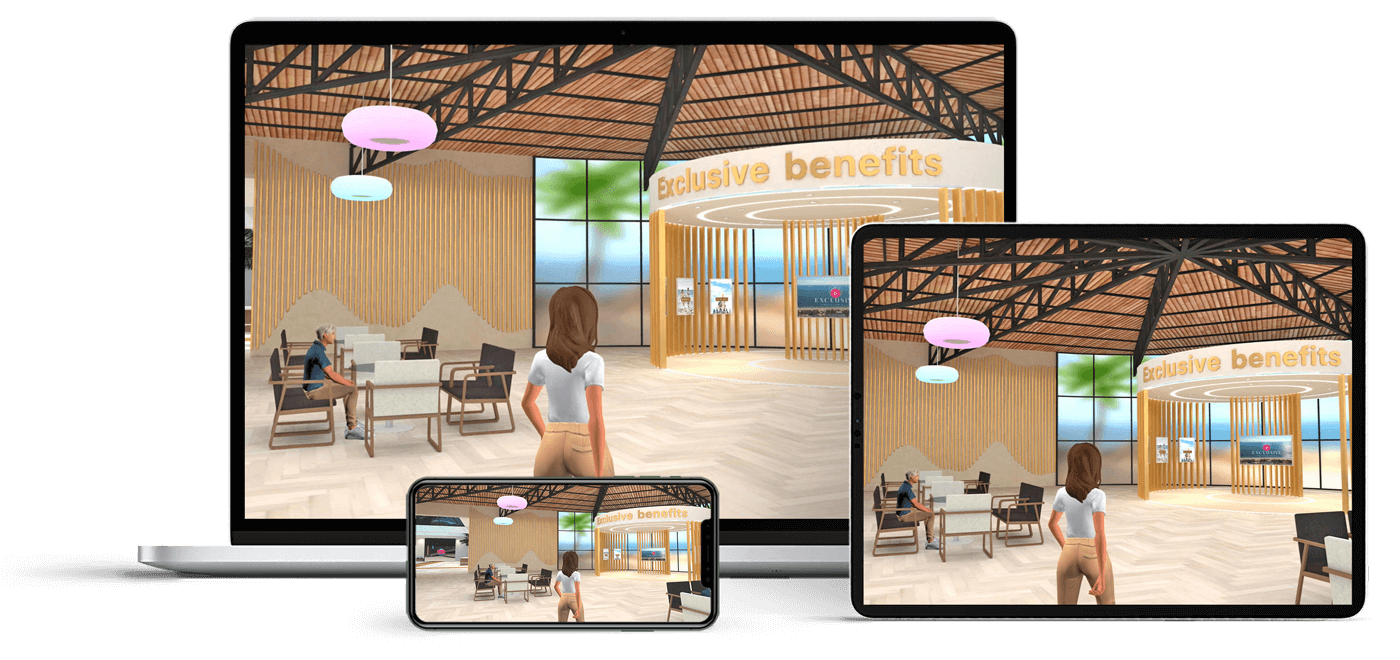 Metaverse with Exclusiverse digital membership developed by Imascono for Exclusive Traveler Club