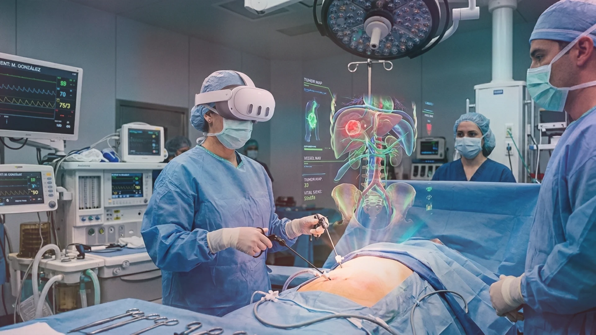 Augmented Reality Surgery in the Operating Room