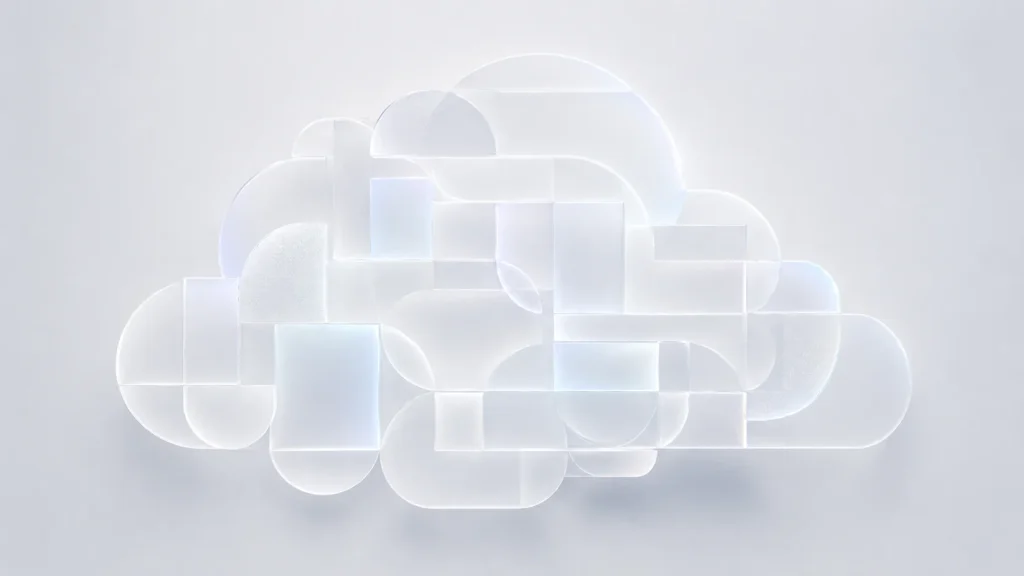 Ilustración de una infraestructura en la nube con los recursos de cada cliente aislados entre sí.