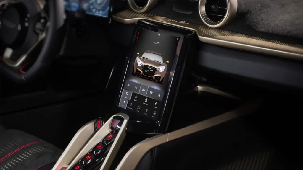 Sistema embarcado y app móvil a la altura del hypercar