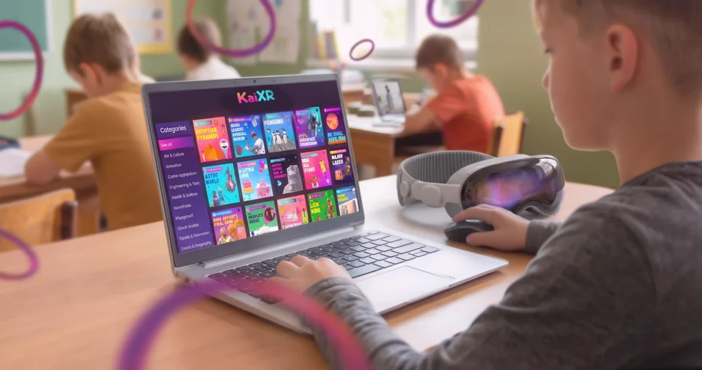 Diseñar una plataforma VR pensada al 100% para los niños.