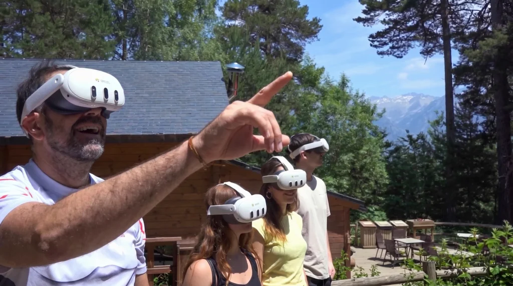 Una app AR para el presente y VR para viajar al pasado