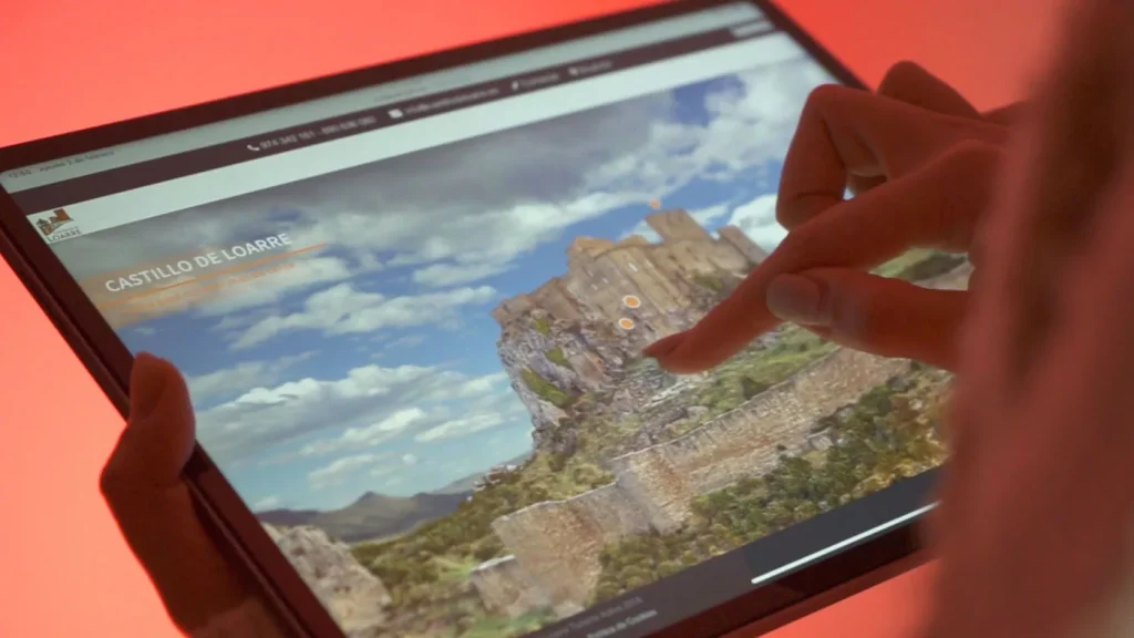 Un gemelo virtual del castillo por dentro y por fuera