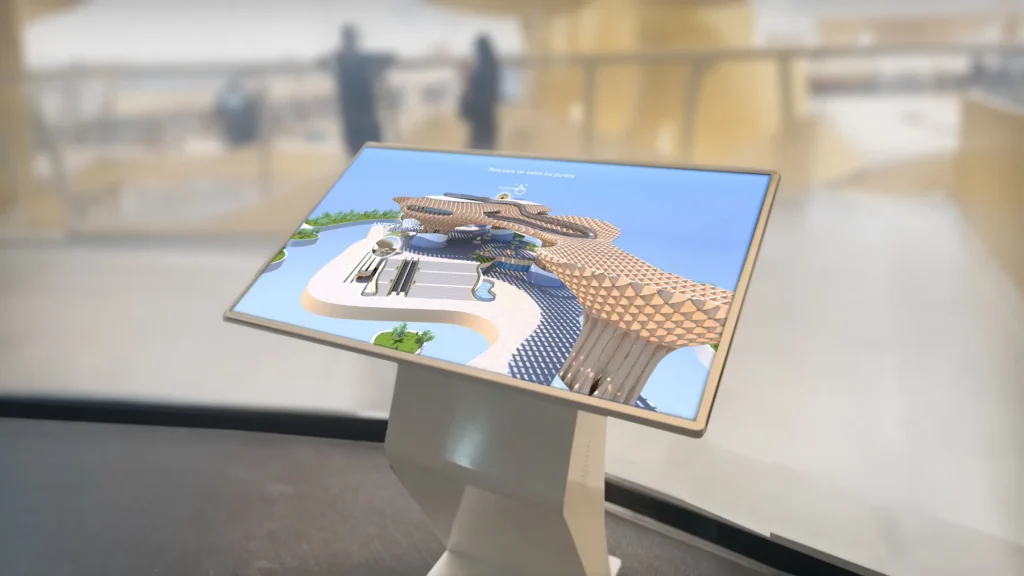 Un gemelo virtual desde la vista de pájaro.