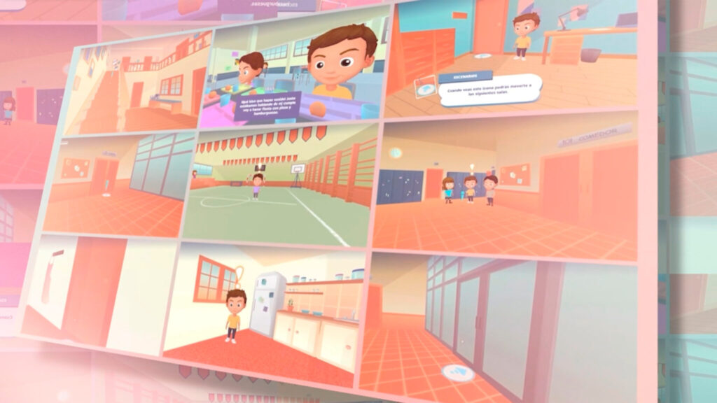 Un espacio virtual gamificado que integra el test SCOFF 